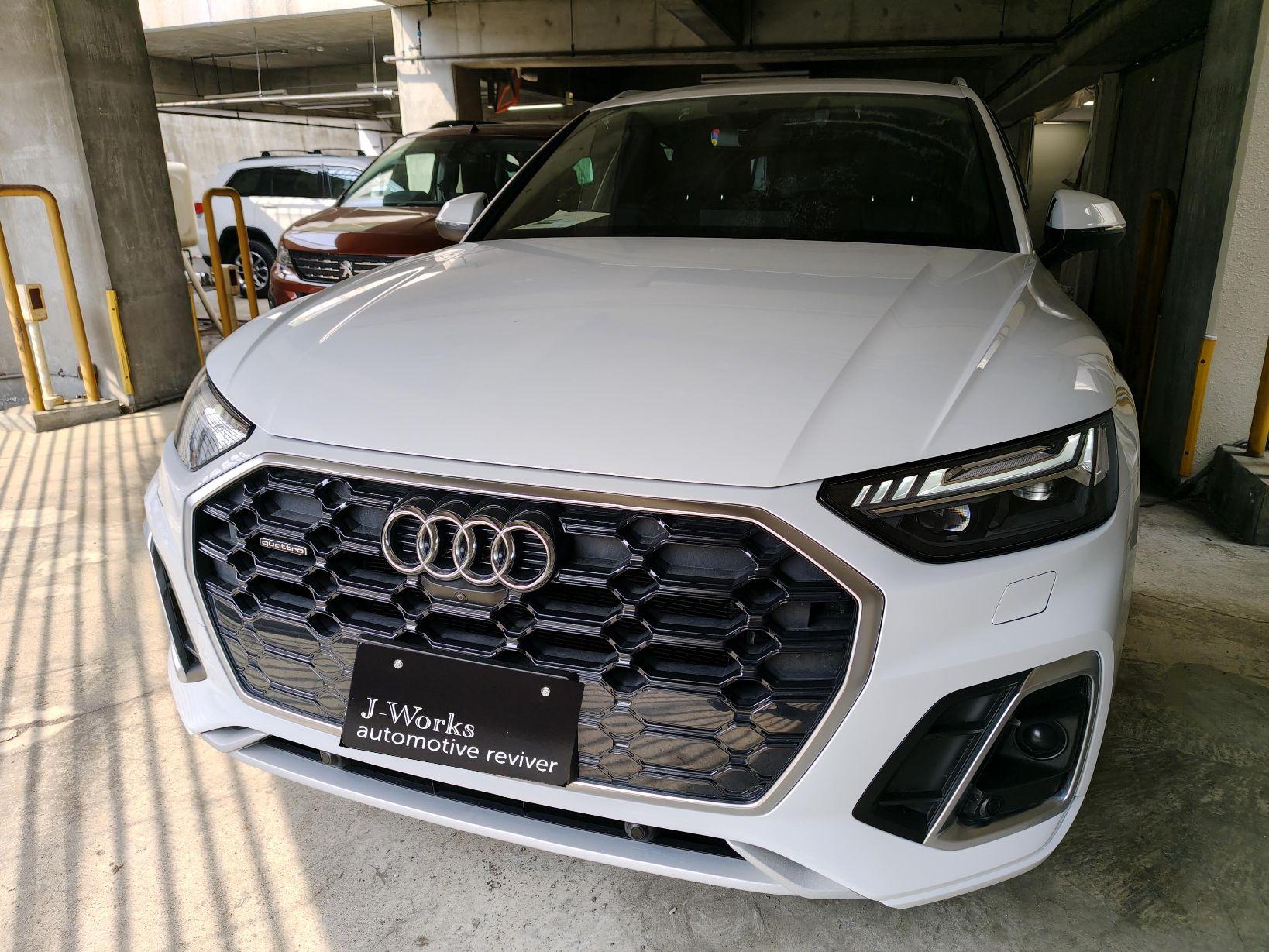 アウディQ5 アルカンターラシート タバコ穴補修リペア修理札幌苫小牧帯広函館ヤナセMLD ALFAディーラー