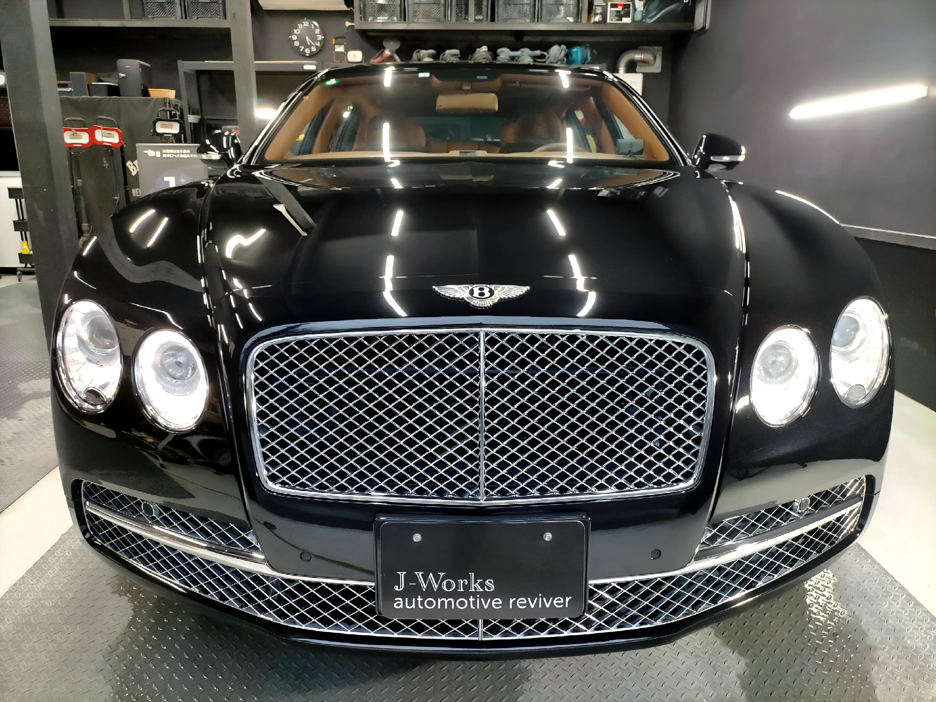 ベントレー コンチネンタルGT ルームクリーニング＋レザーシートコーティング札幌北広島恵庭江別千歳ディーラーMID ALFA