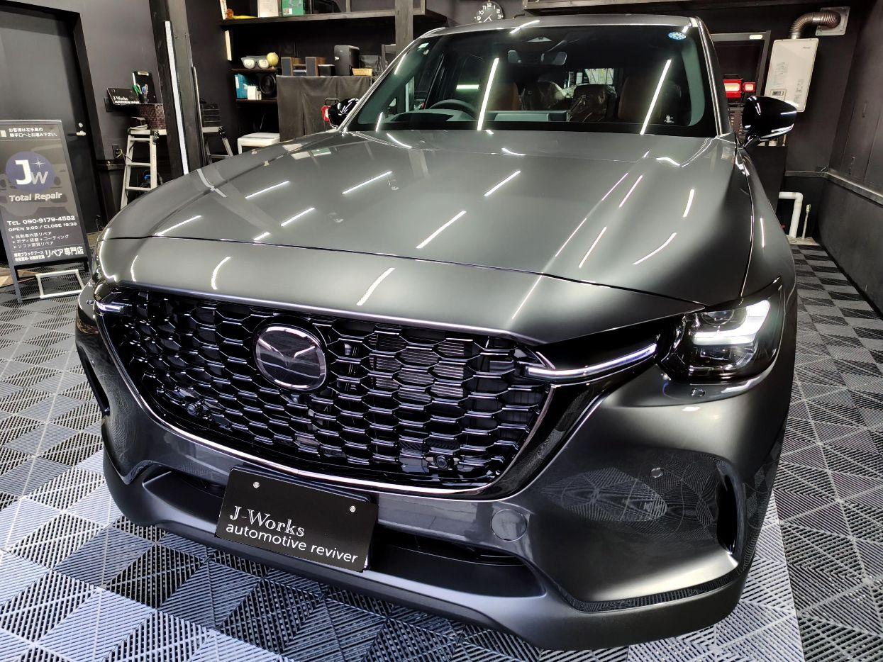 マツダ新車CX-60 ボディ・未塗装樹脂・内装革レザーシートステアリングコーティング北海道札幌北広島恵庭江別千歳市旭川ディーラー