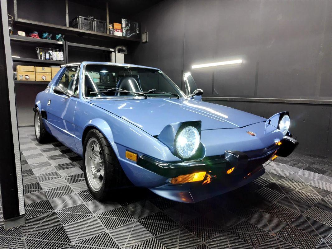フィアット X1/9 ベルトーネ 内装補修リペア＋車内クリーニング＋レザーシートコーティング札幌 北海道インポートプラスアバルト修理北広島恵庭千歳市北見旭川函館ディーラー