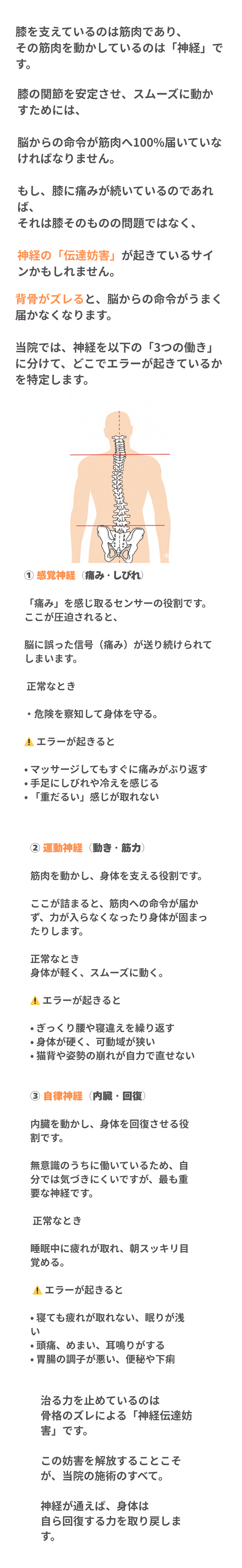 名取市で変形性膝関節症や膝の痛みを根本改善するなら、18年・6万人以上の実績を持つ名取とがし整骨院へ。マッサージや電気治療、ヒアルロン酸注射を繰り返しても良くならない「階段が辛い」「膝が伸びない」悩みを解決します。米国ドクター直伝の「磁気マニュアルテクニック（意匠登録済）」を用い、感覚・運動・自律神経の3つのエラーを特定。レントゲンで異常なしと言われた痛みの正体である「神経の伝達妨害」を解放し、自己治癒力を引き出します。岩沼市、仙台市太白区、亘理町からも「最後の一軒」として選ばれる専門院です。
