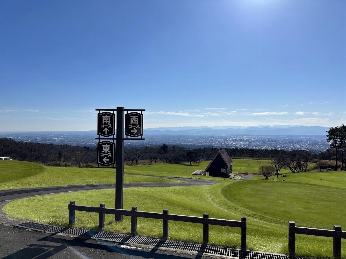 朝靄のコース