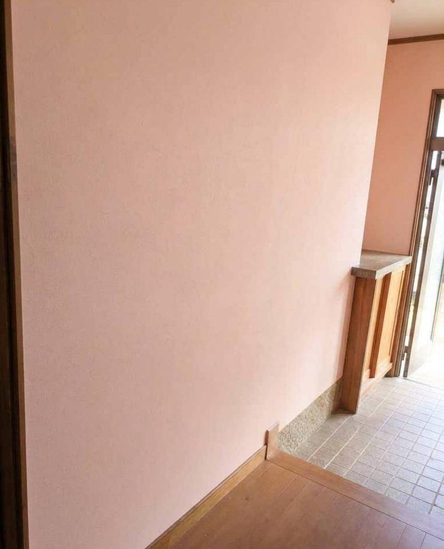 玄関上り框の段差があり、転倒リスクなどがある