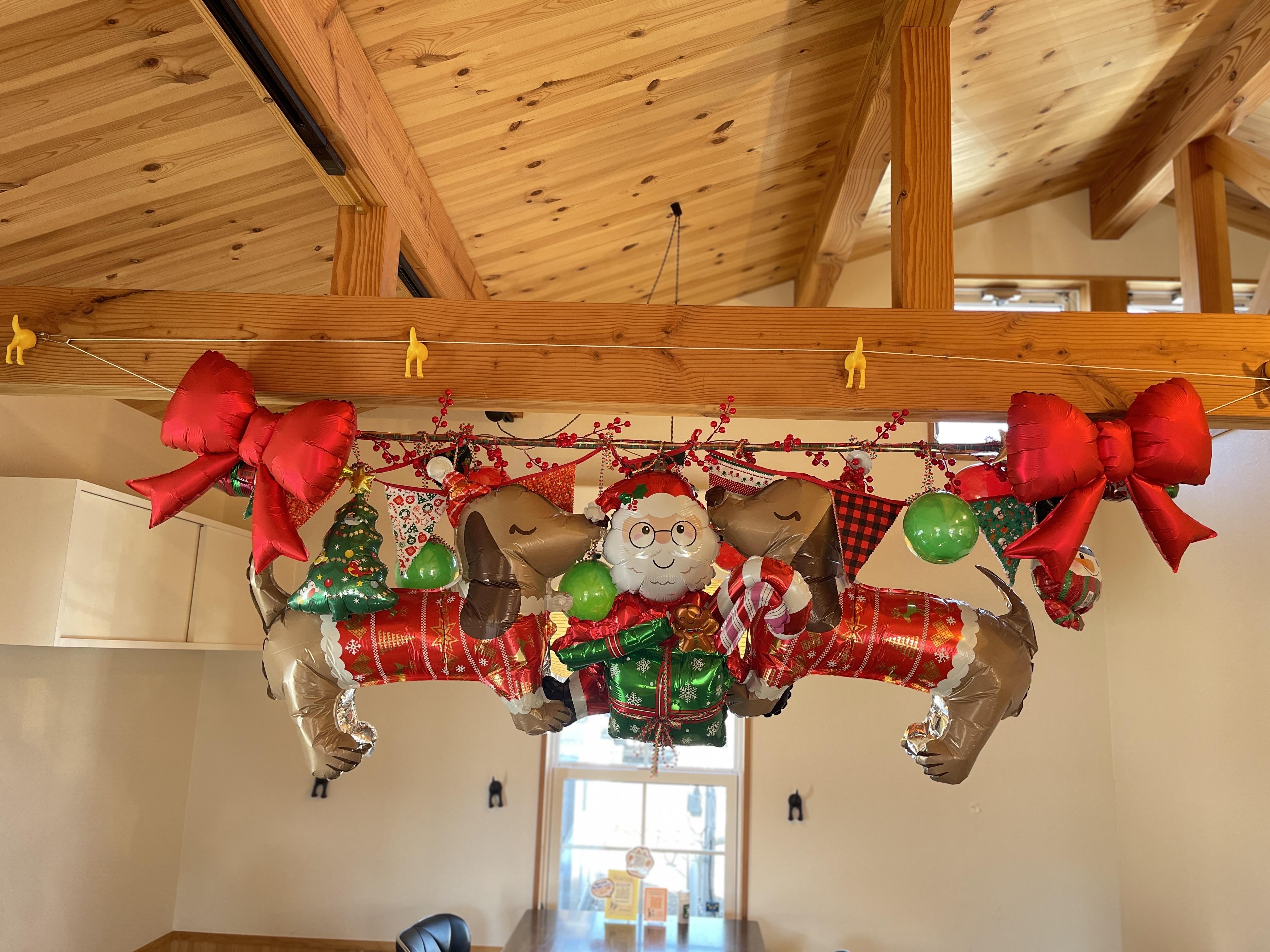 クリスマス店舗装飾