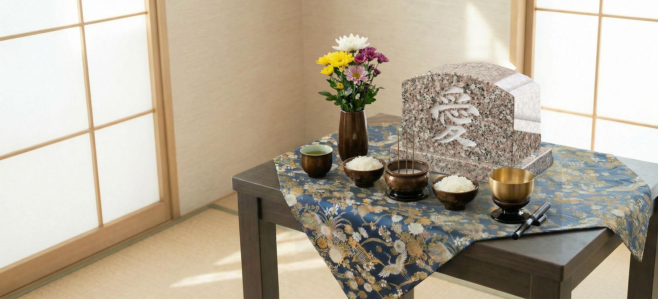 家に置ける小さなお墓【家墓】～かぼ～ 【自宅に置けるお墓 家墓 人間用の墓 手元供養 ミニ骨壺 墓石 墓 御影石 天然石】