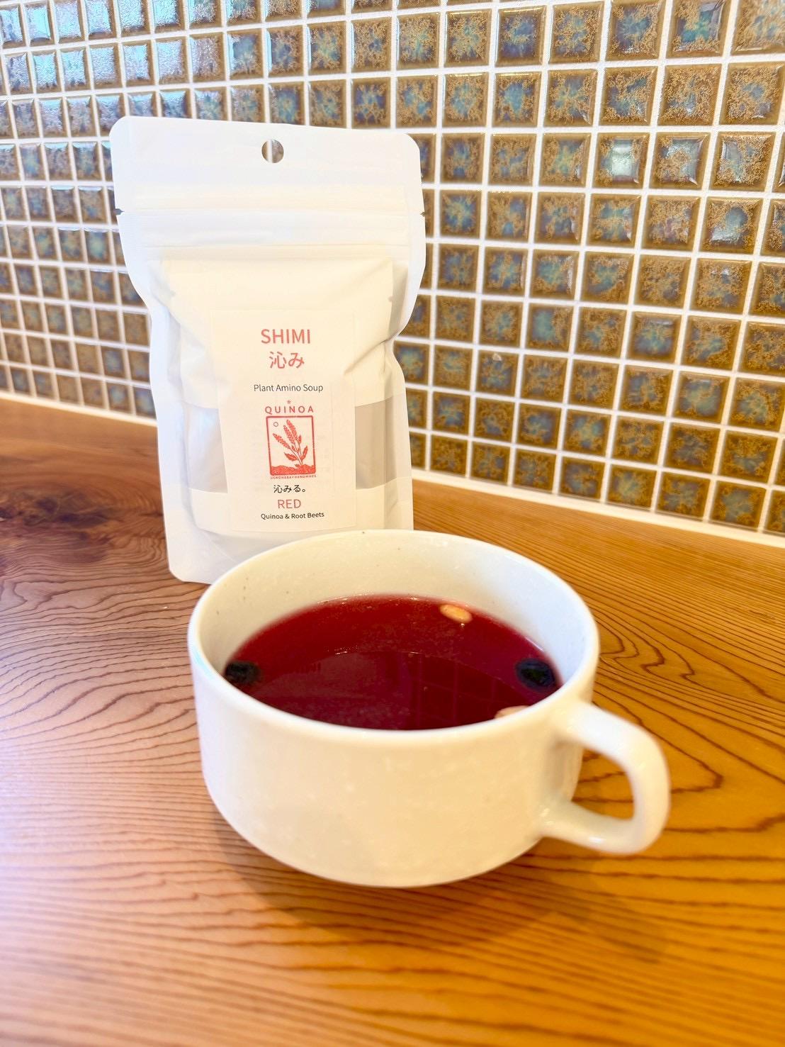 SHIMI RED キヌアとビーツ粉末スープ　5p入りの商品画像