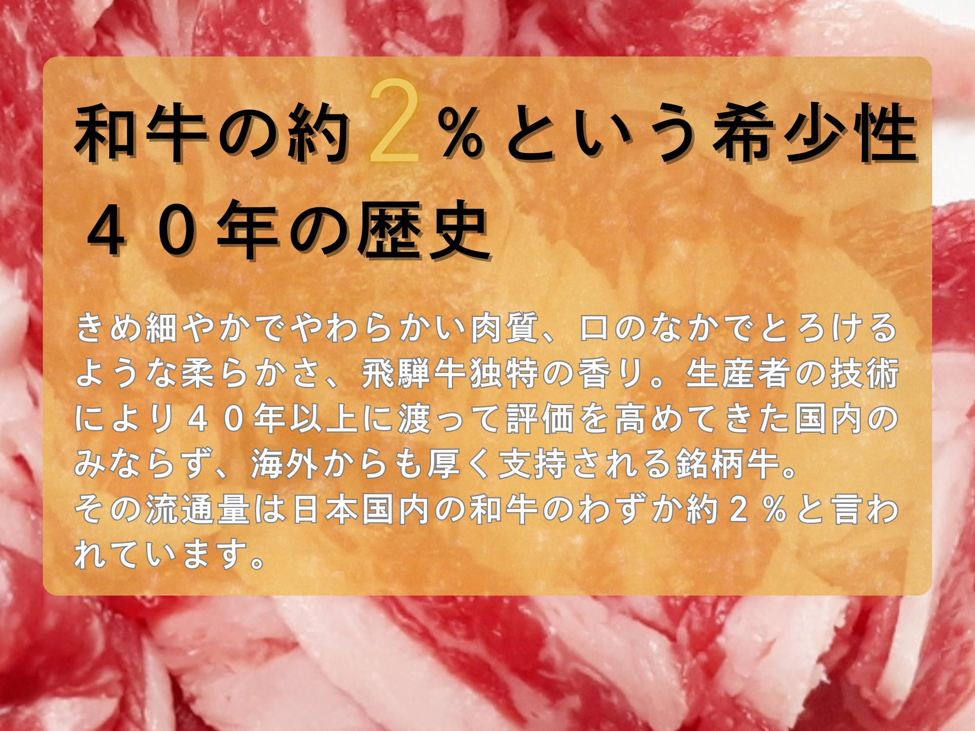 和牛の中でも約2％の希少性 日本一にも輝いた名ブランド「飛騨牛」をぜひ一度！