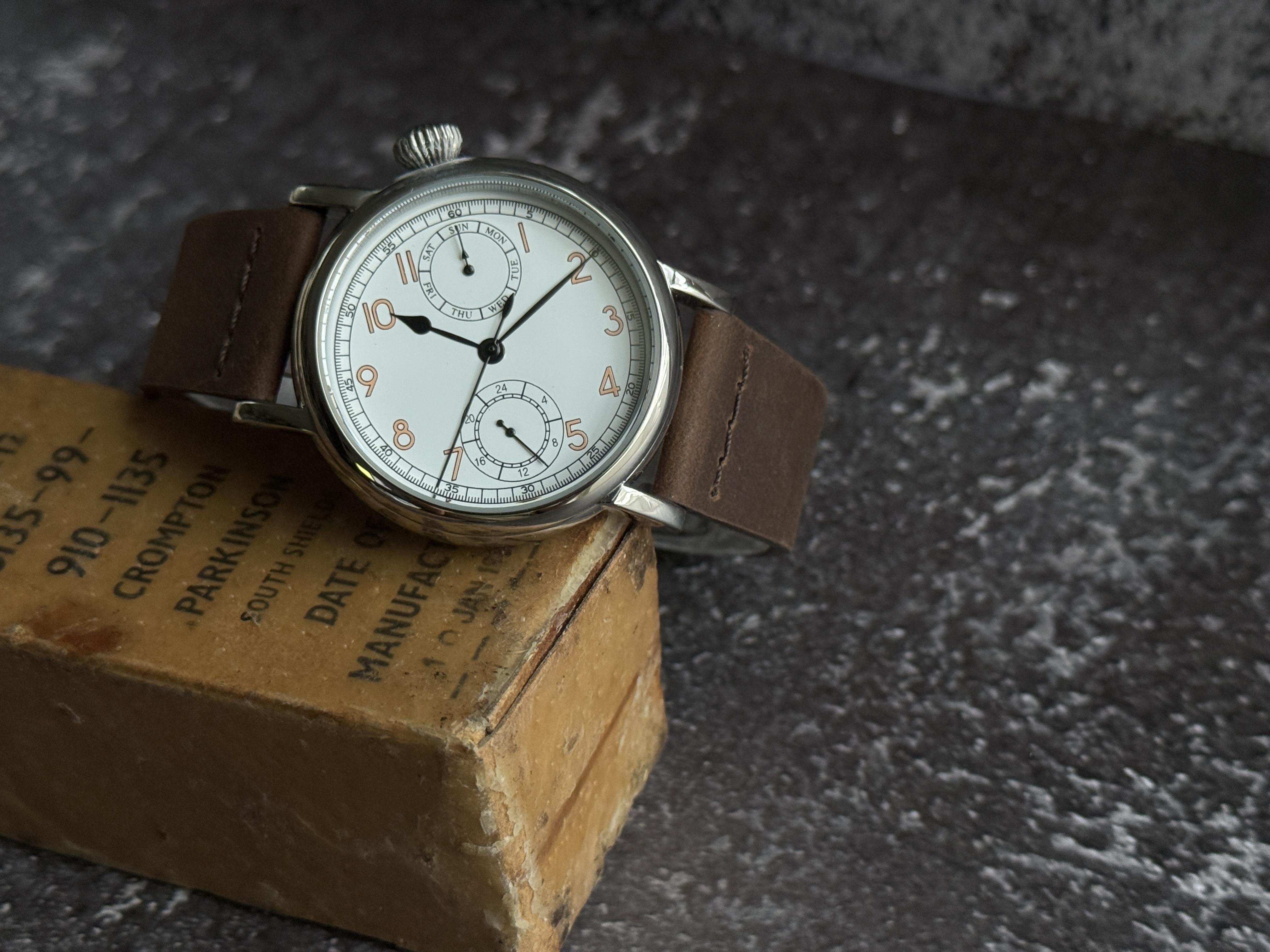 TYPE A-7 aviation hack watch Whiteの商品画像