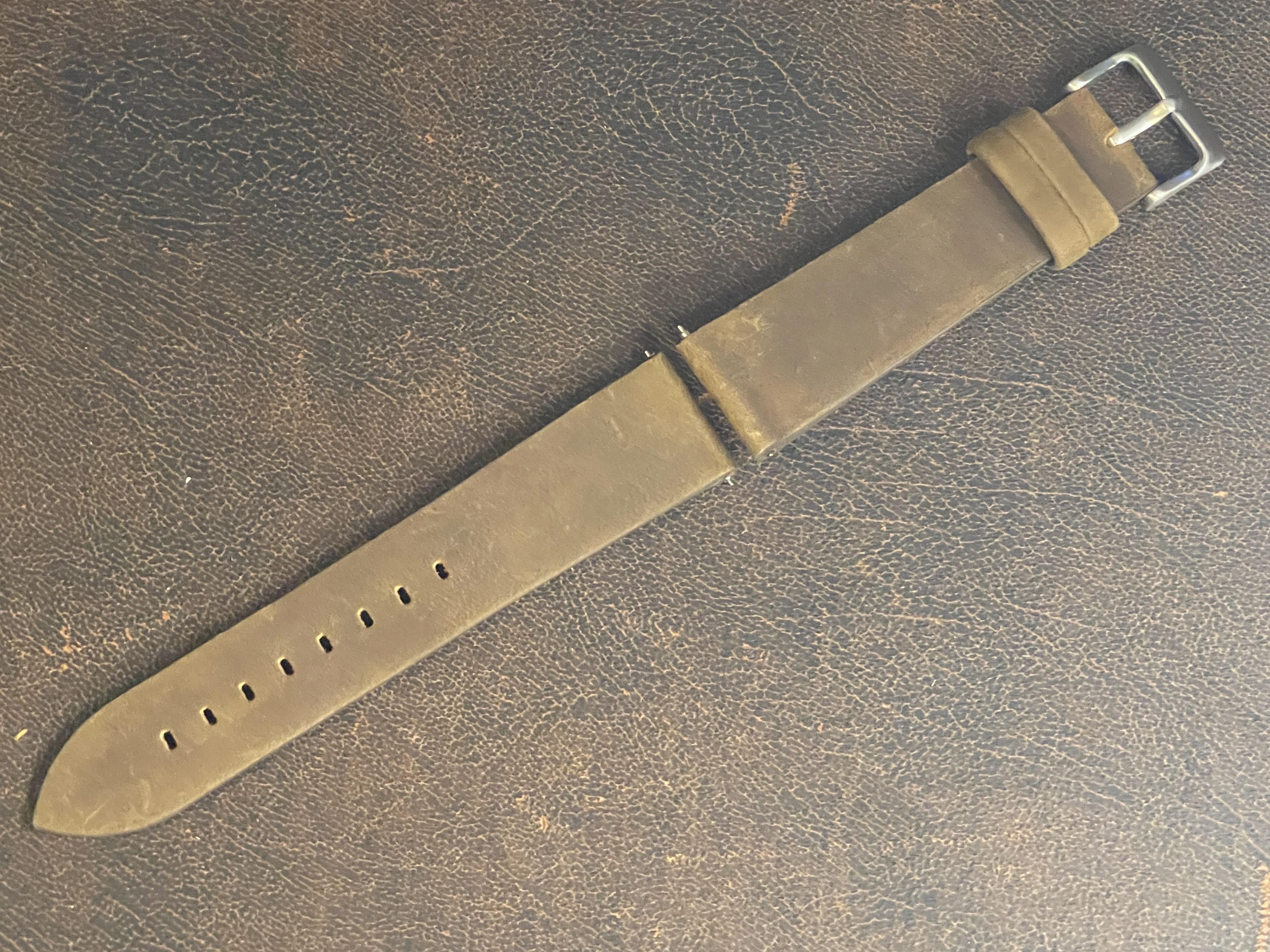 22mm Crazy Horse strap 2 pricesの商品画像