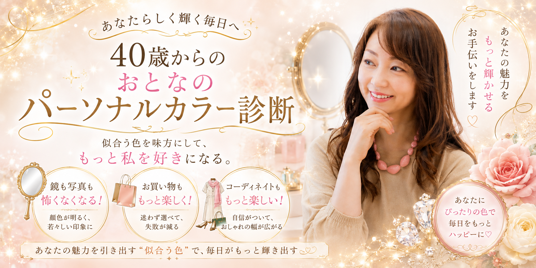 美容院、メイク、コーディネイト、ショッピング困ってないですか