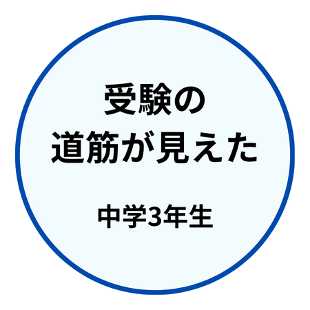 中３受験の道筋
