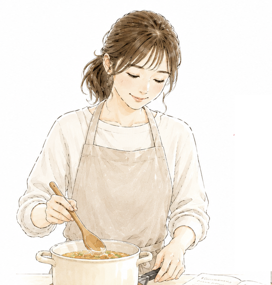 料理好きの主婦のイメージ