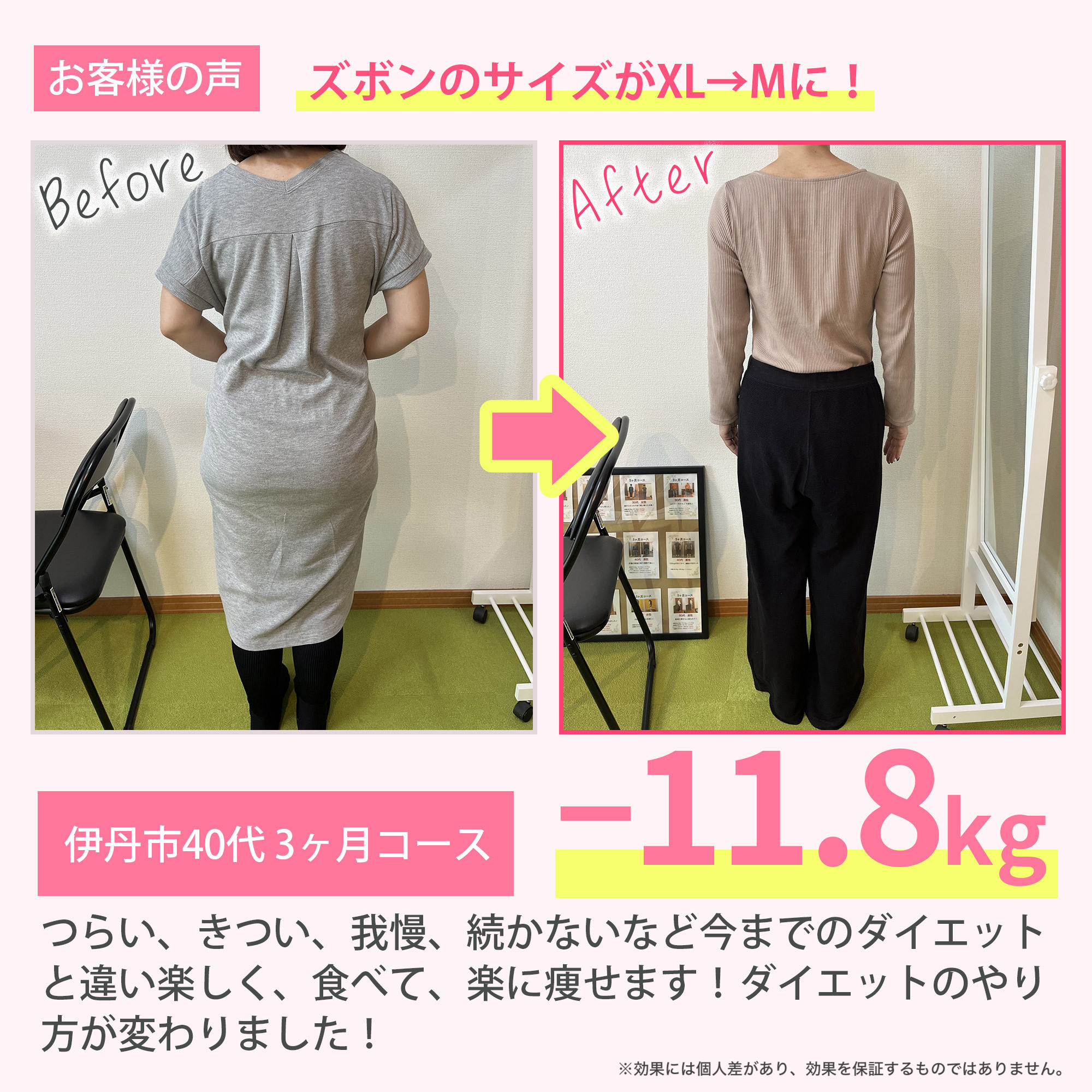 ダイエット成果１