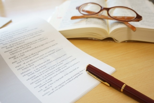 英語の書類