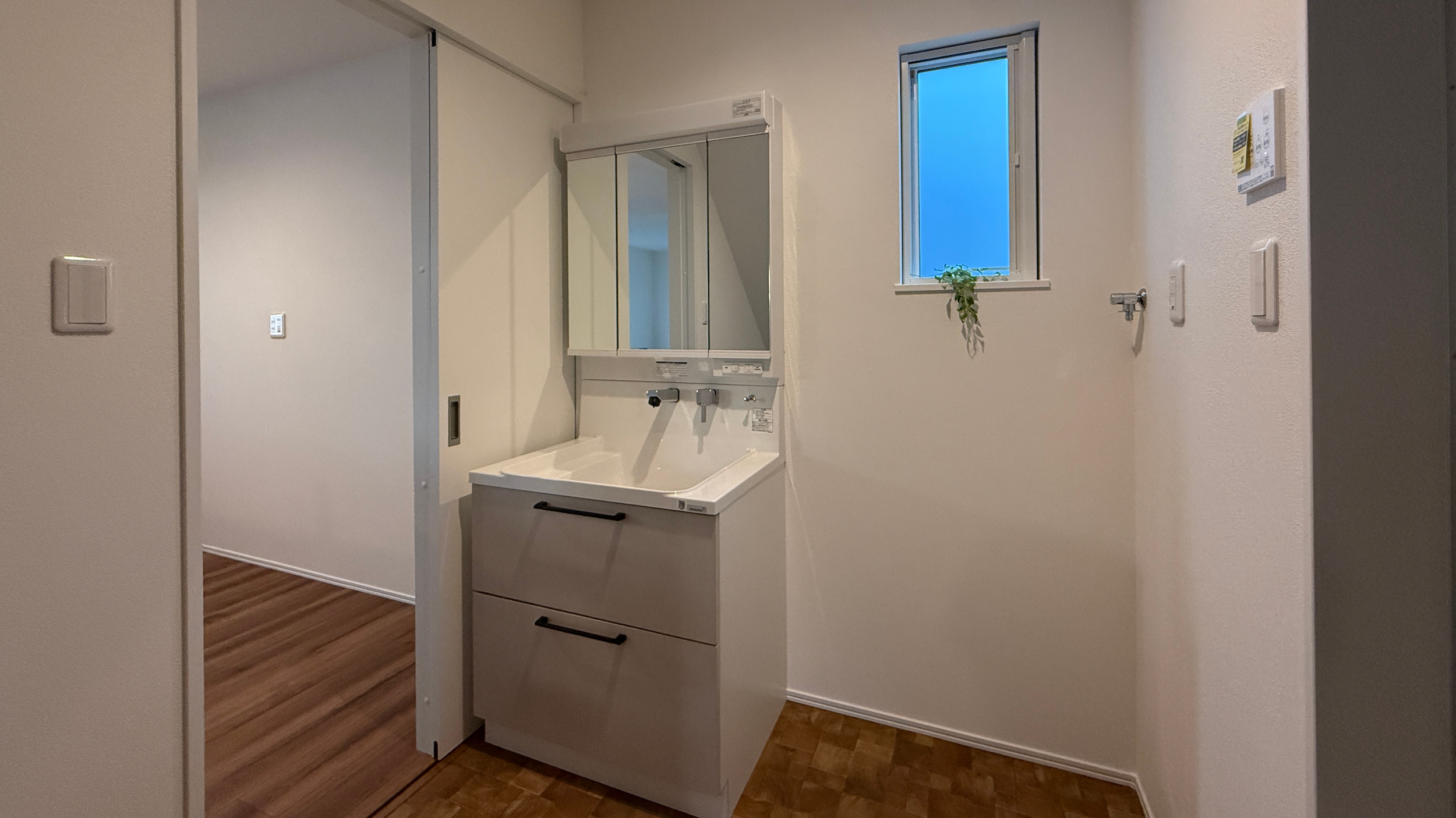 洗面室の様子です。