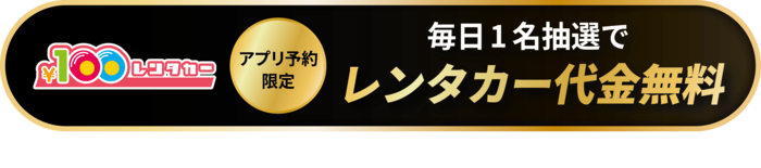 レンタカー代金無料