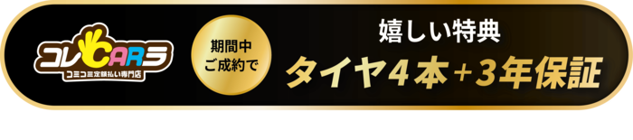 レンタカー代金無料