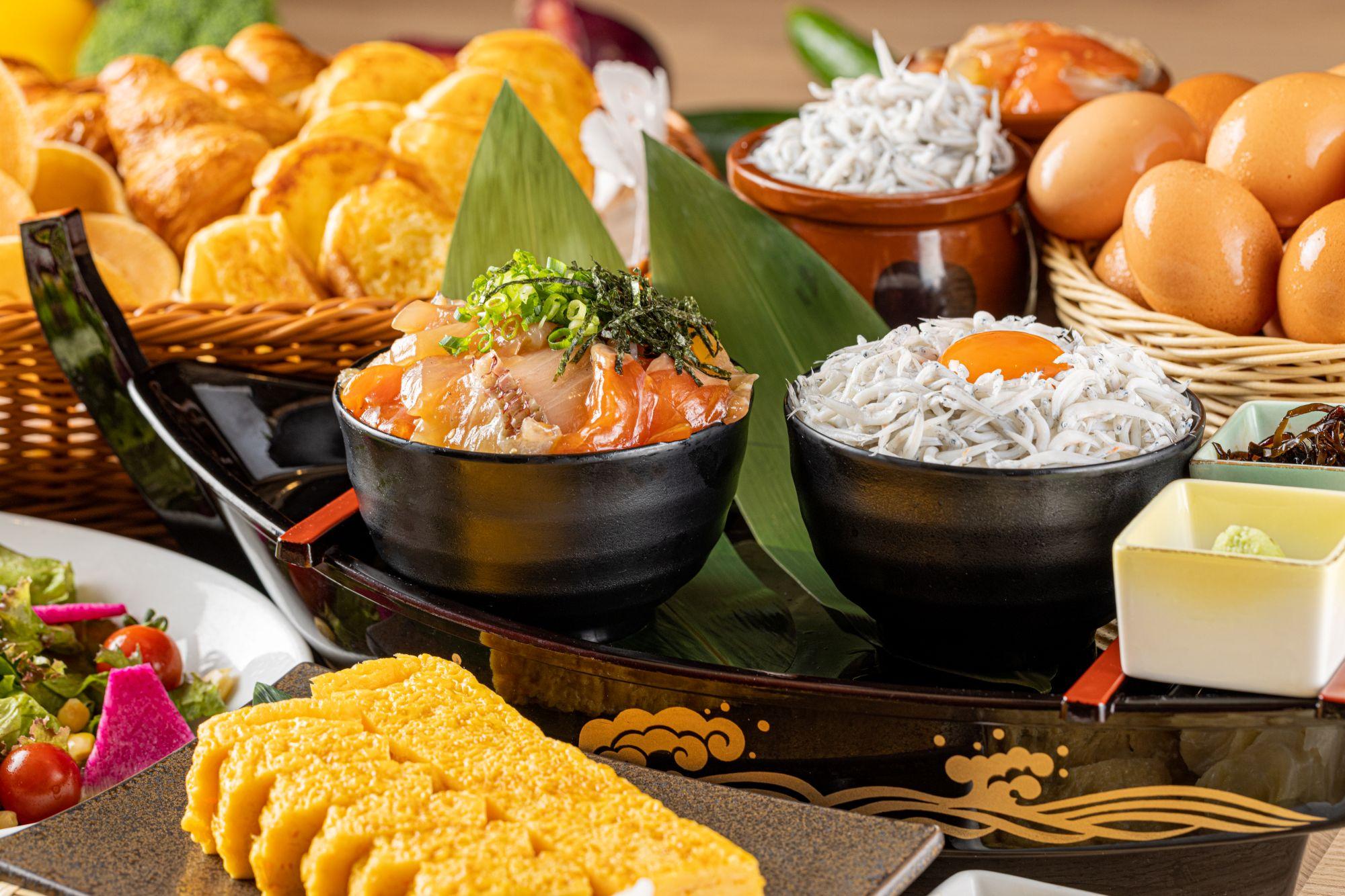 朝食ビュッフェ
