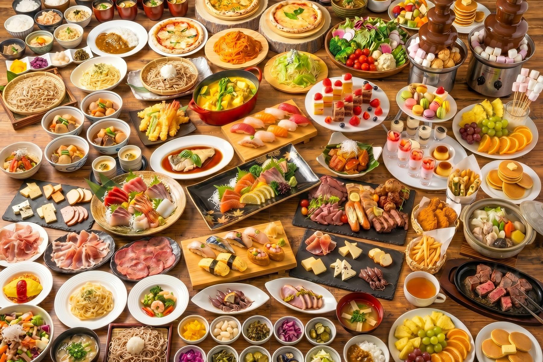 夕食ビュッフェ