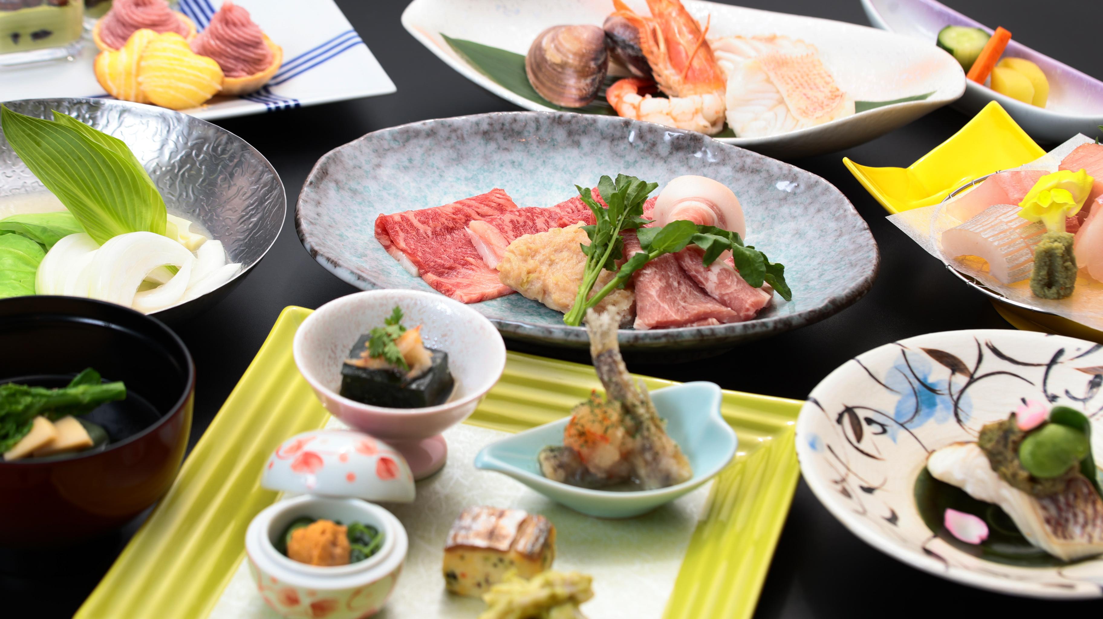 愛犬お宿 伊豆高原のお料理の一例