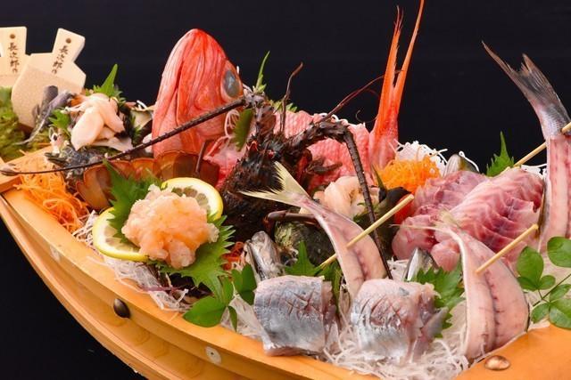 金目鯛・サザエ・地魚豪華海鮮盛り
