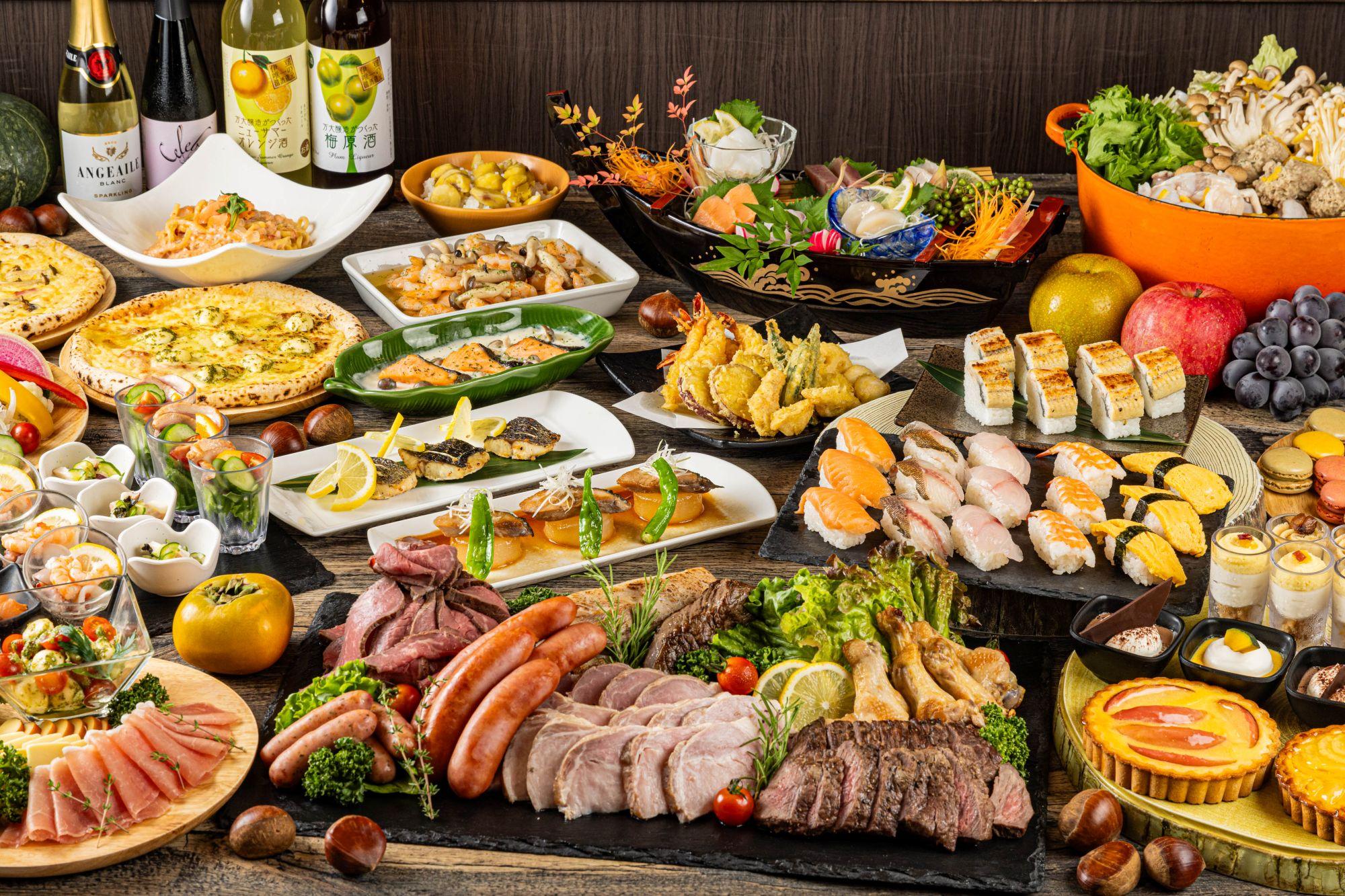 夕食ビュッフェ