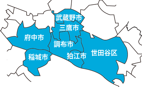 営業エリア地図