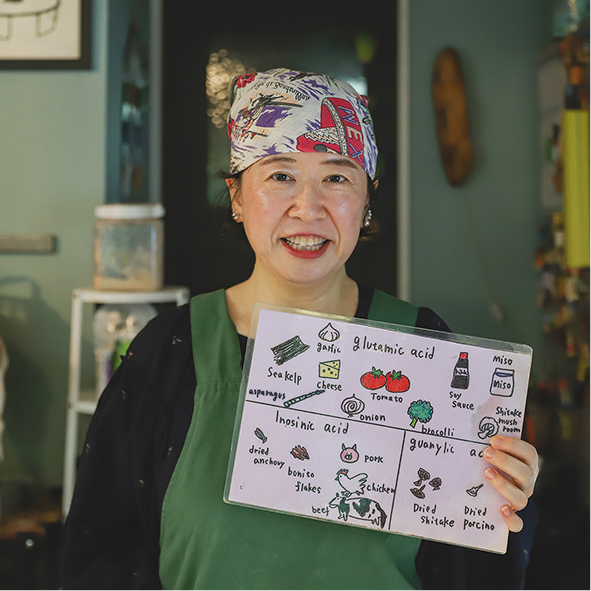Portrait of Nahoko, host of At home with Nahoko cooking classes