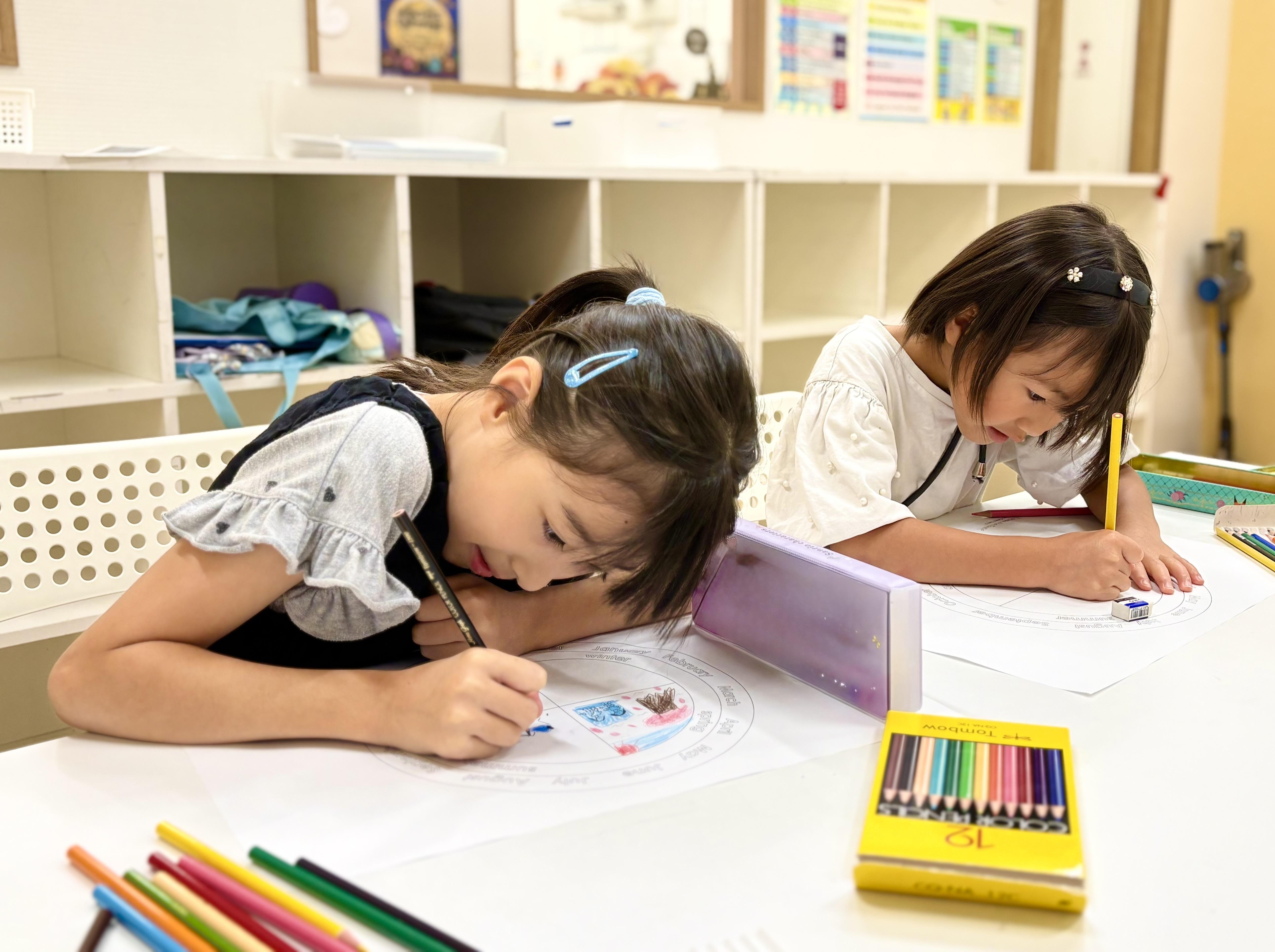 「英語で思考する」ことを大切に、お子さまの興味があるテーマについて学んでいきます。