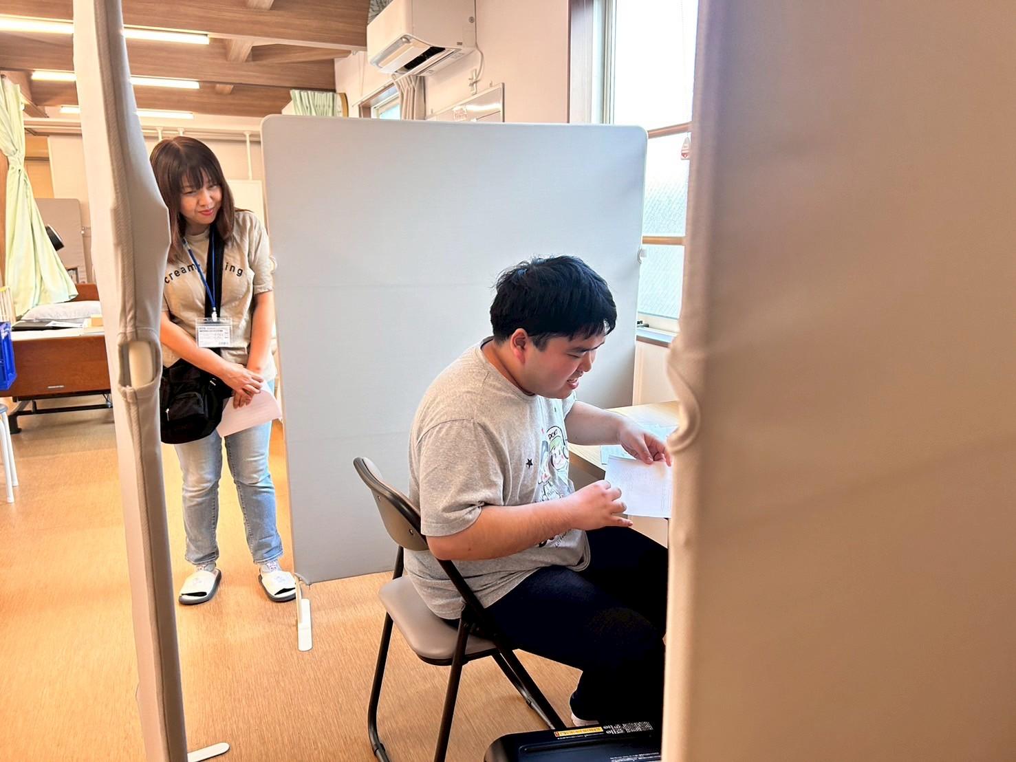 生活介護　夏祭りの写真　レクの写真　身体障害　知的障害　介護