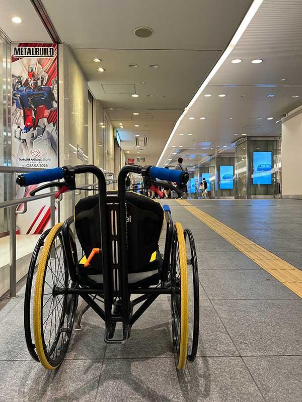 駅構内でのAcwheel