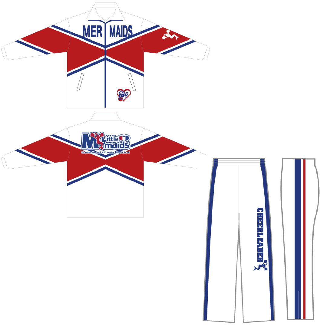 ＊春グッズ2026＊ ⑨ 上下セット　RED/BLUE/WHITEの商品画像