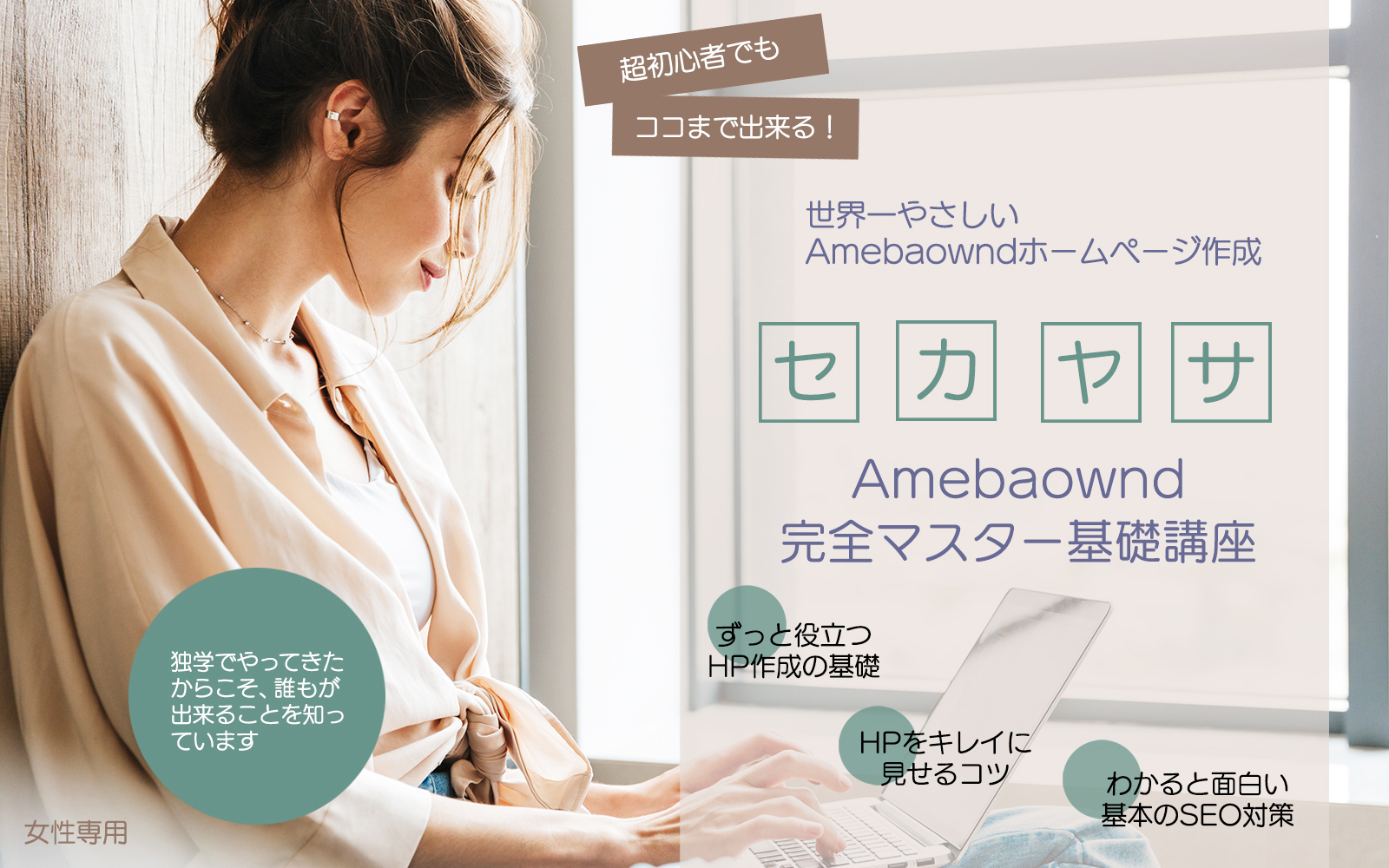 世界一やさしいアメーバオウンドホームページ作成 セカヤサ アメーバオウンド完全マスター講座
