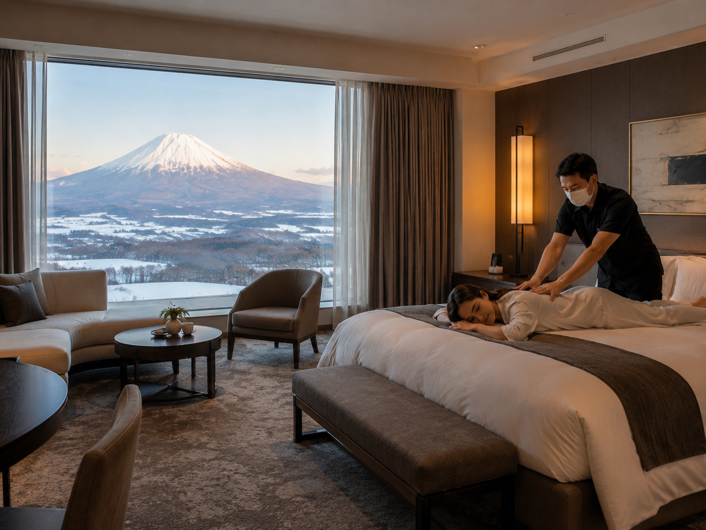 deep tissue massage in Niseko