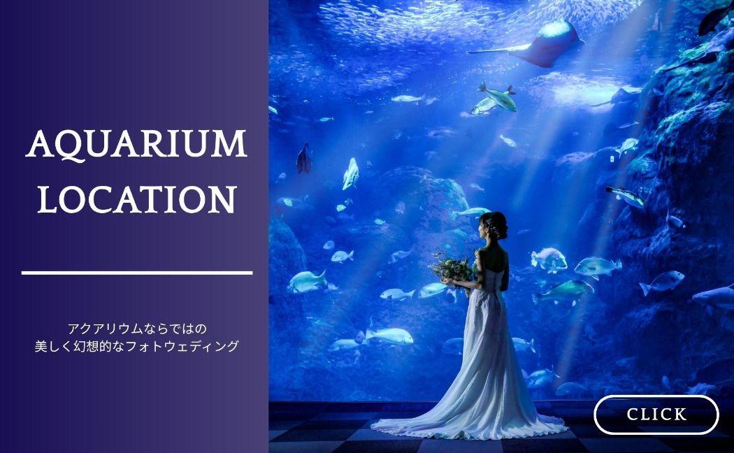 新江ノ島水族館のフォトウェディングページ