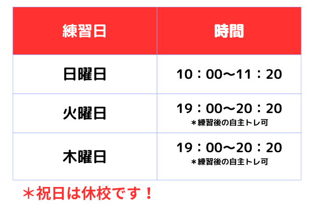 修気道空手の練習日
