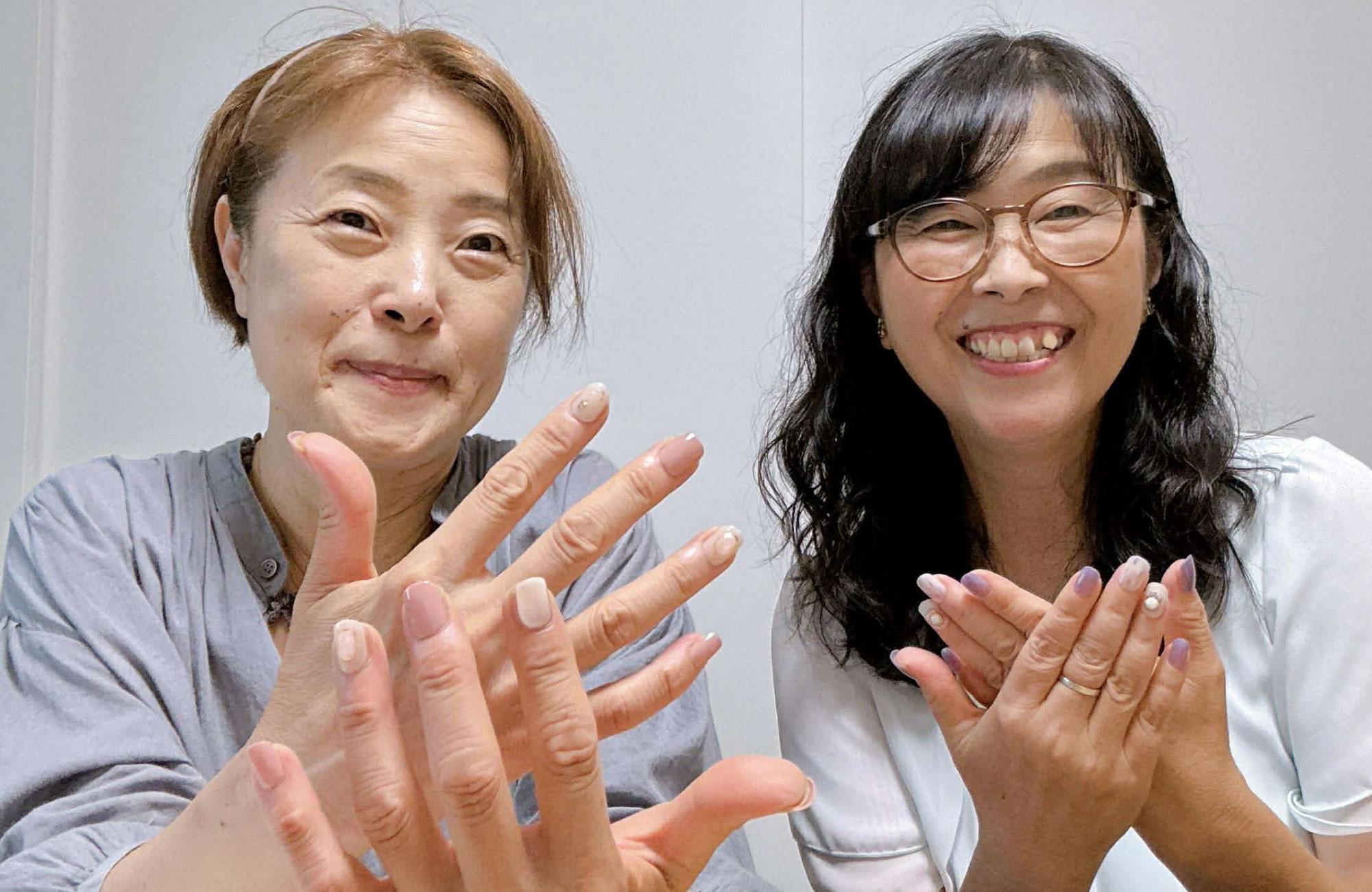 小平市ことばのアトリエ　ネイルチップワークショップ　体験されたお客様