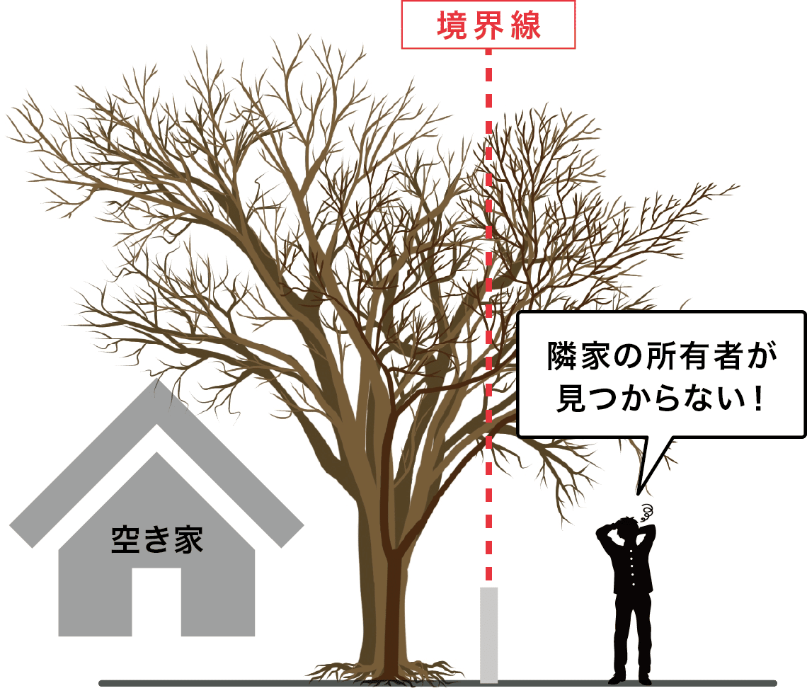 超越した枝の伐採と注意点 | 古河市で草刈り・庭木伐採の業者は株式会社ものノふJAPAN