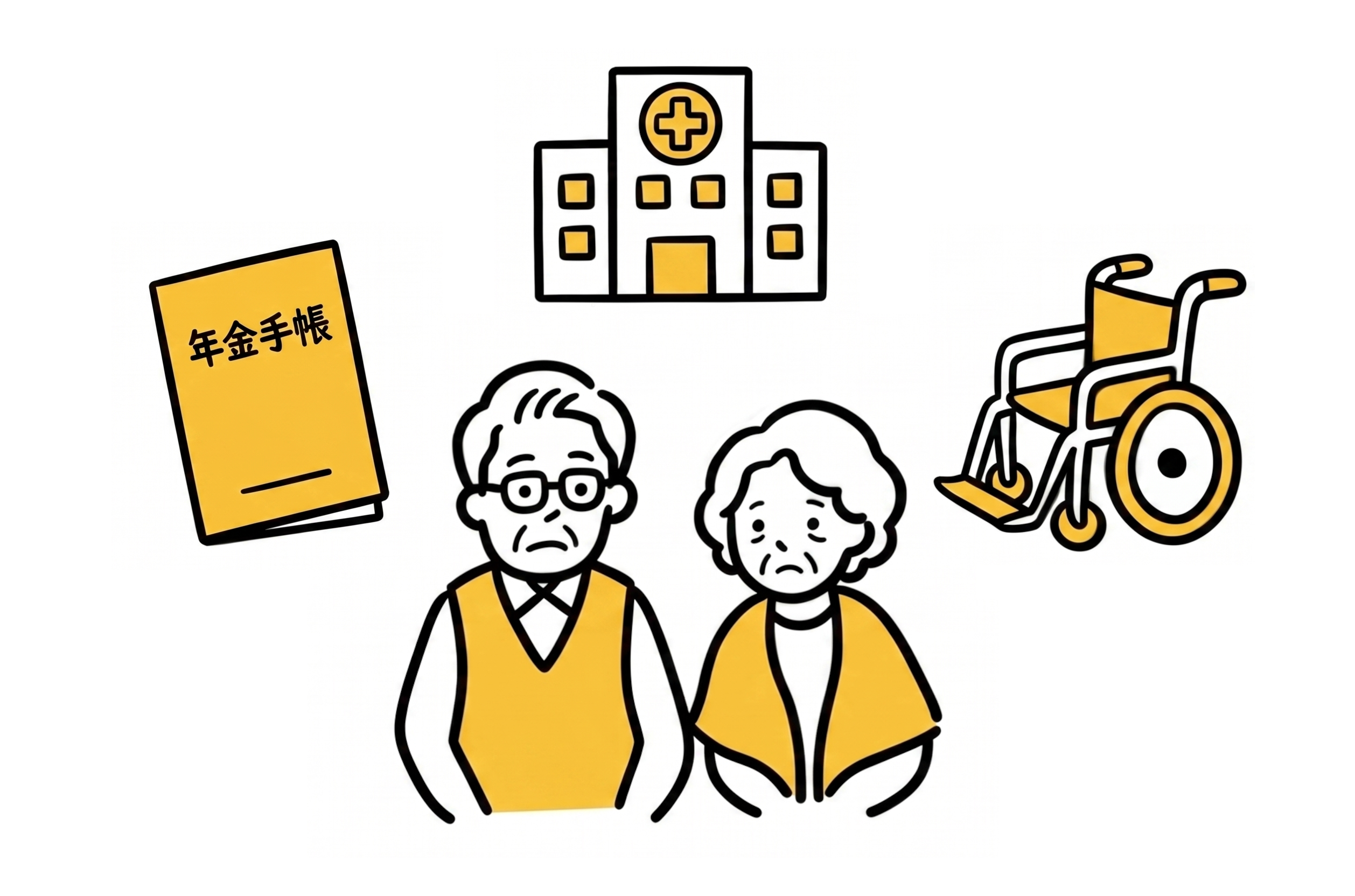 人生100年時代のリスク　イメージ図