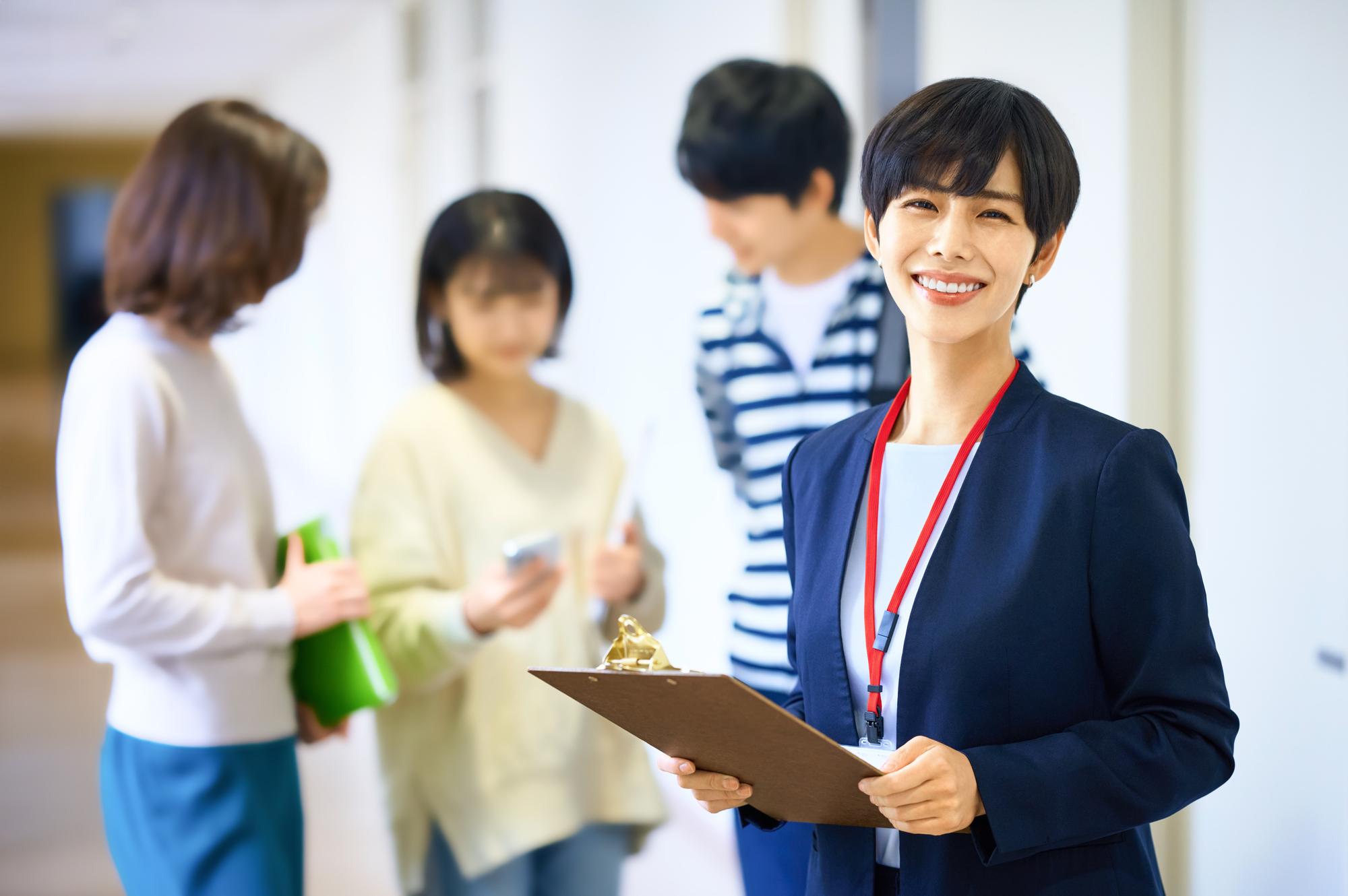 学校・教育現場向け女性活躍推進（女性リーダー育成）研修のイメージ