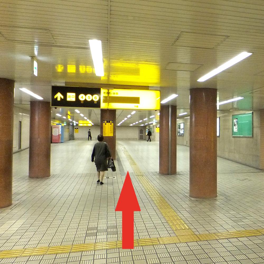 Kitahama Station directions step 3