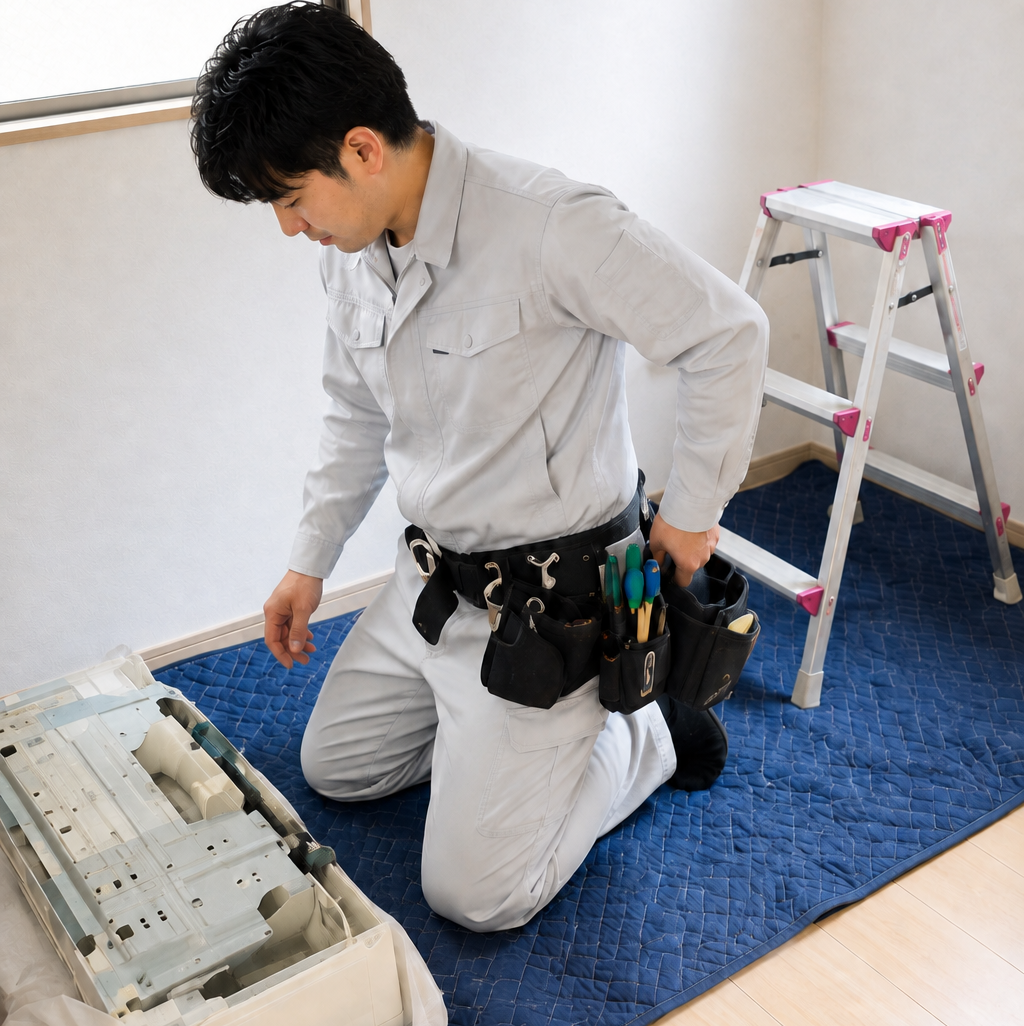 エアコンの移設工事