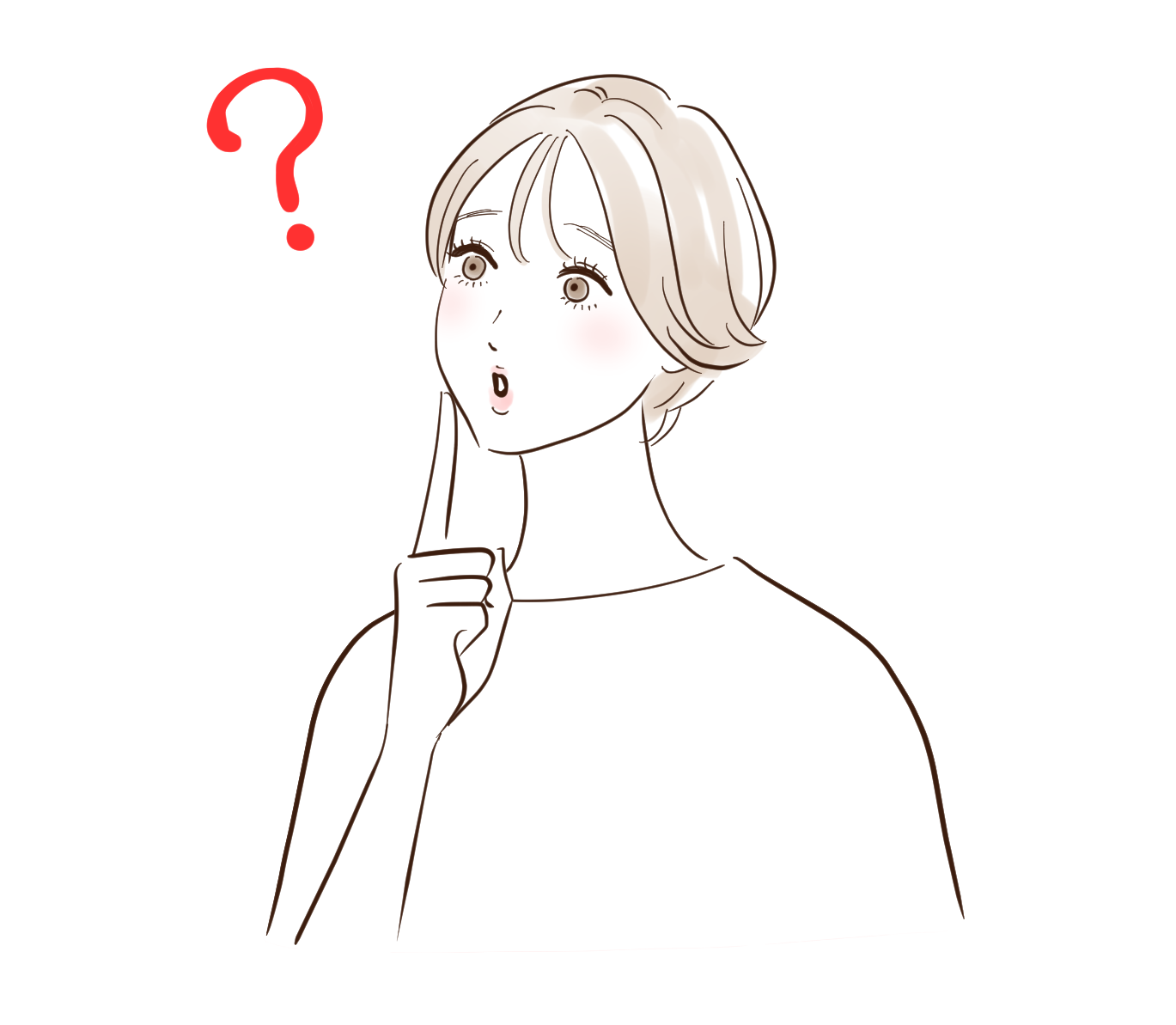 巻き爪・肥厚爪・巻き爪・変色などの足の爪で悩んでいるイラスト