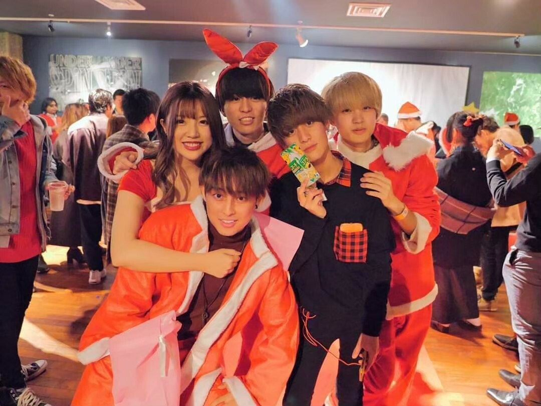 ハロウィンパーティーの集合写真