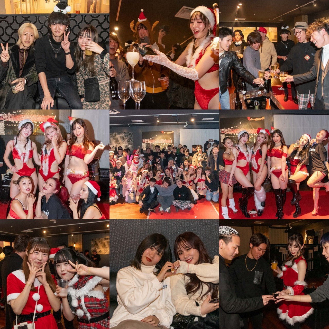 福岡BIGクリスマスパーティーの3人