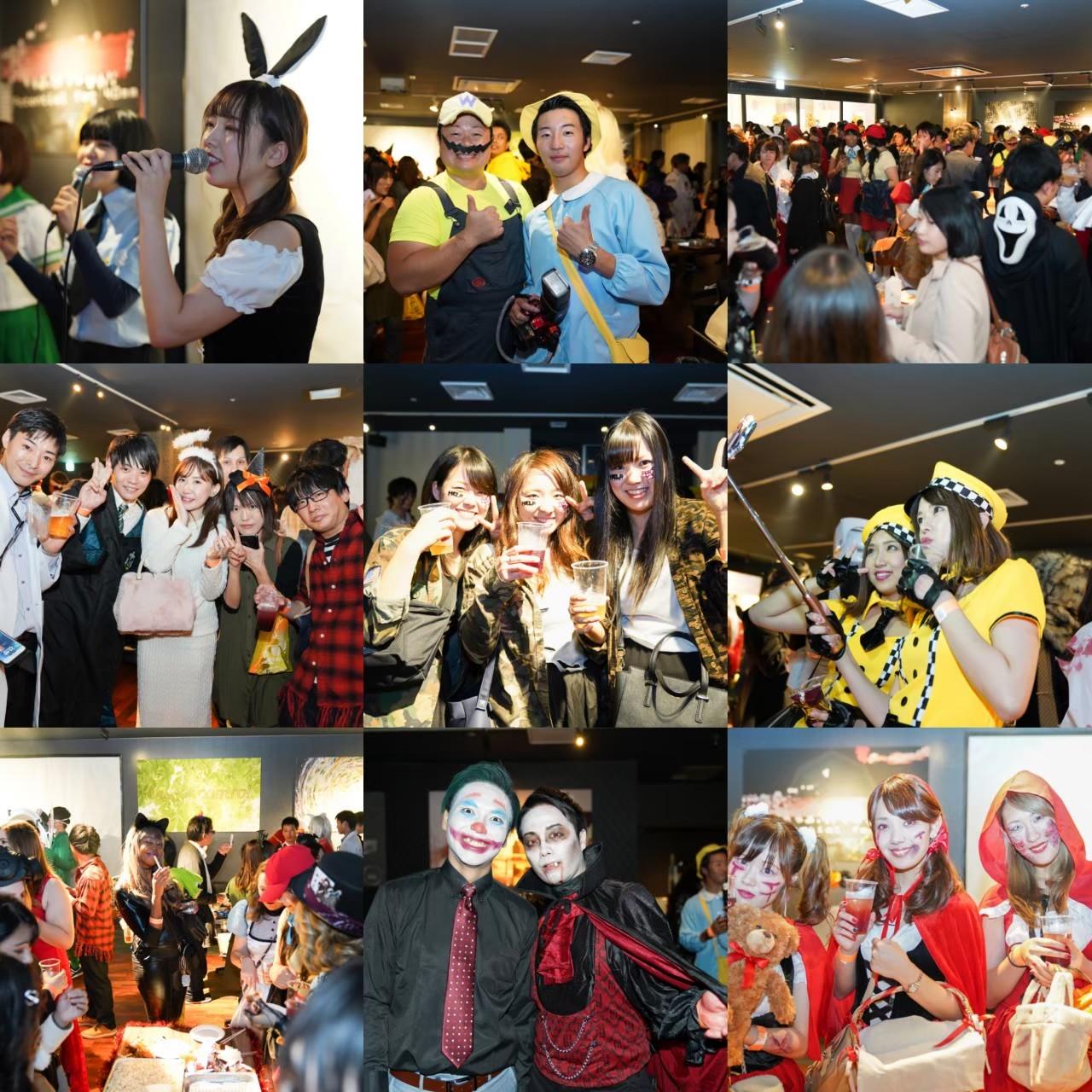 福岡のクリスマスパーティーでのファッションショー写真
