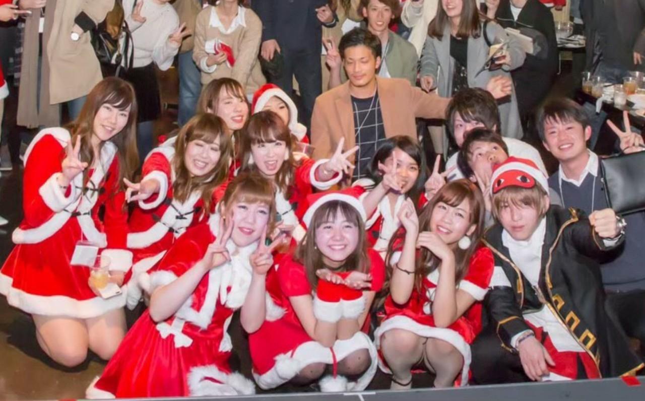 福岡BIGクリスマスマスパーティーの参加者達