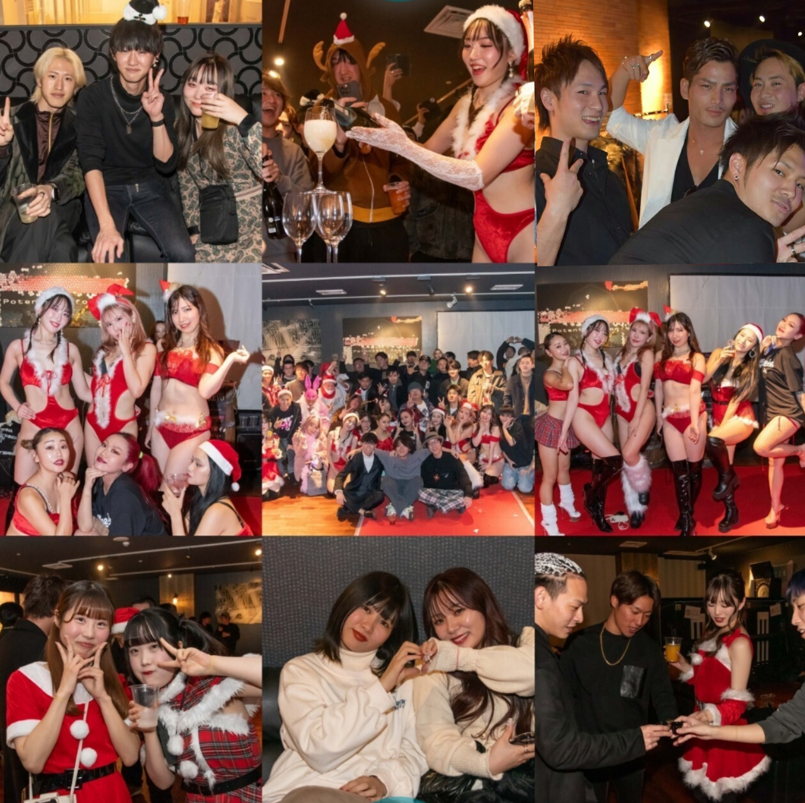 福岡BIGクリスマスパーティーの3人