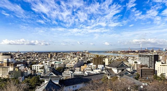 和歌山市内の風景