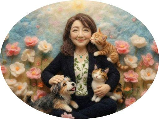 犬や猫と河野さま